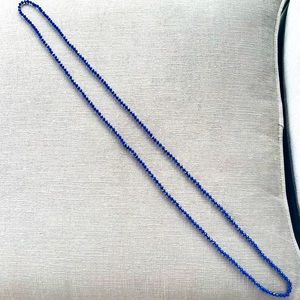 NEW! Royal Blue Long Necklace. Versatile and can be worn may ways